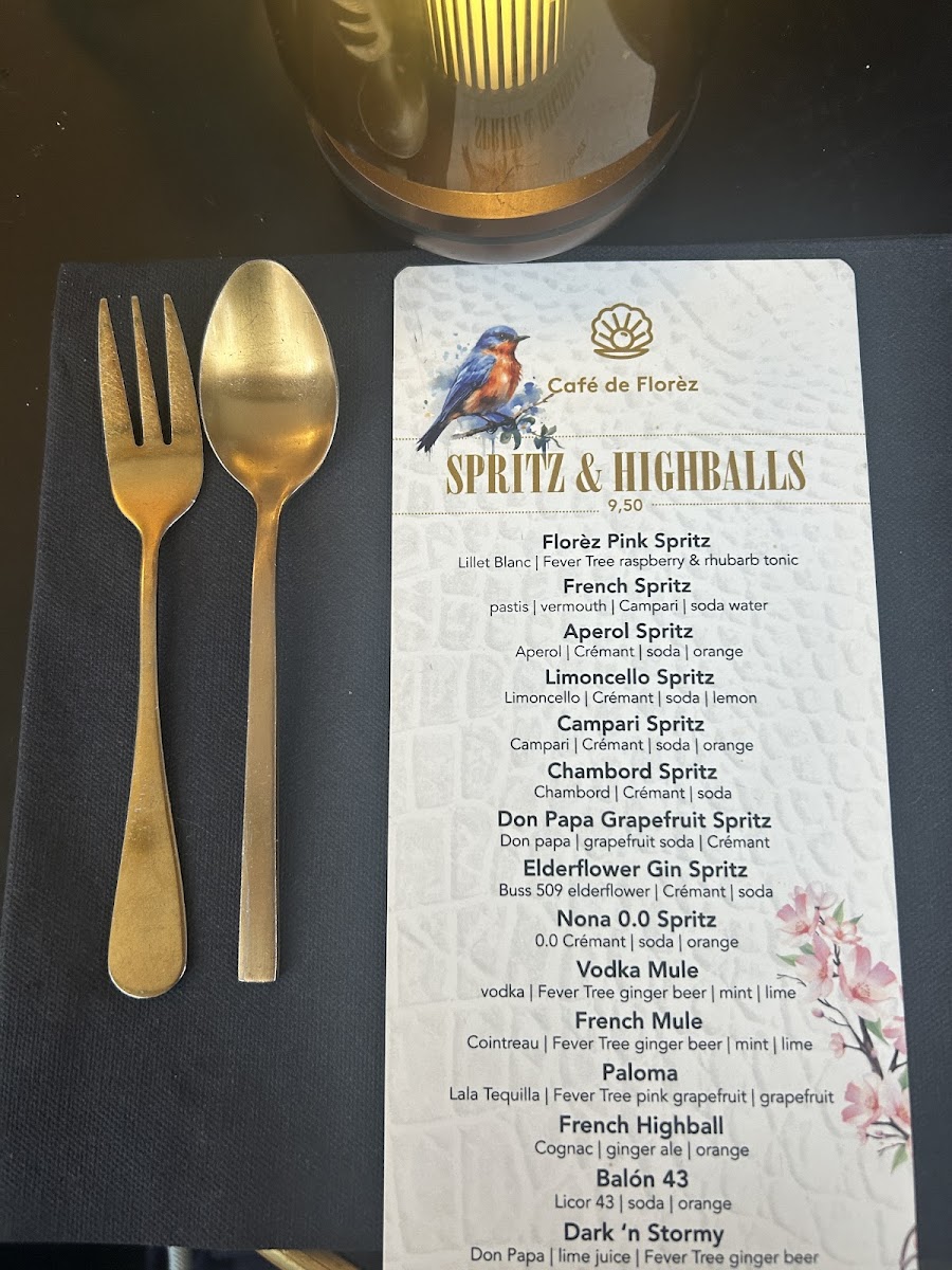Menu Café De Florèz-2
